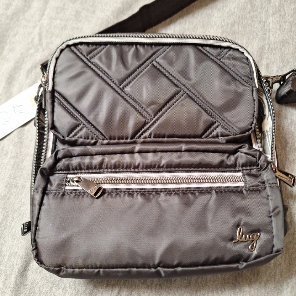 lug Wrangler Crossbody Bag - Black